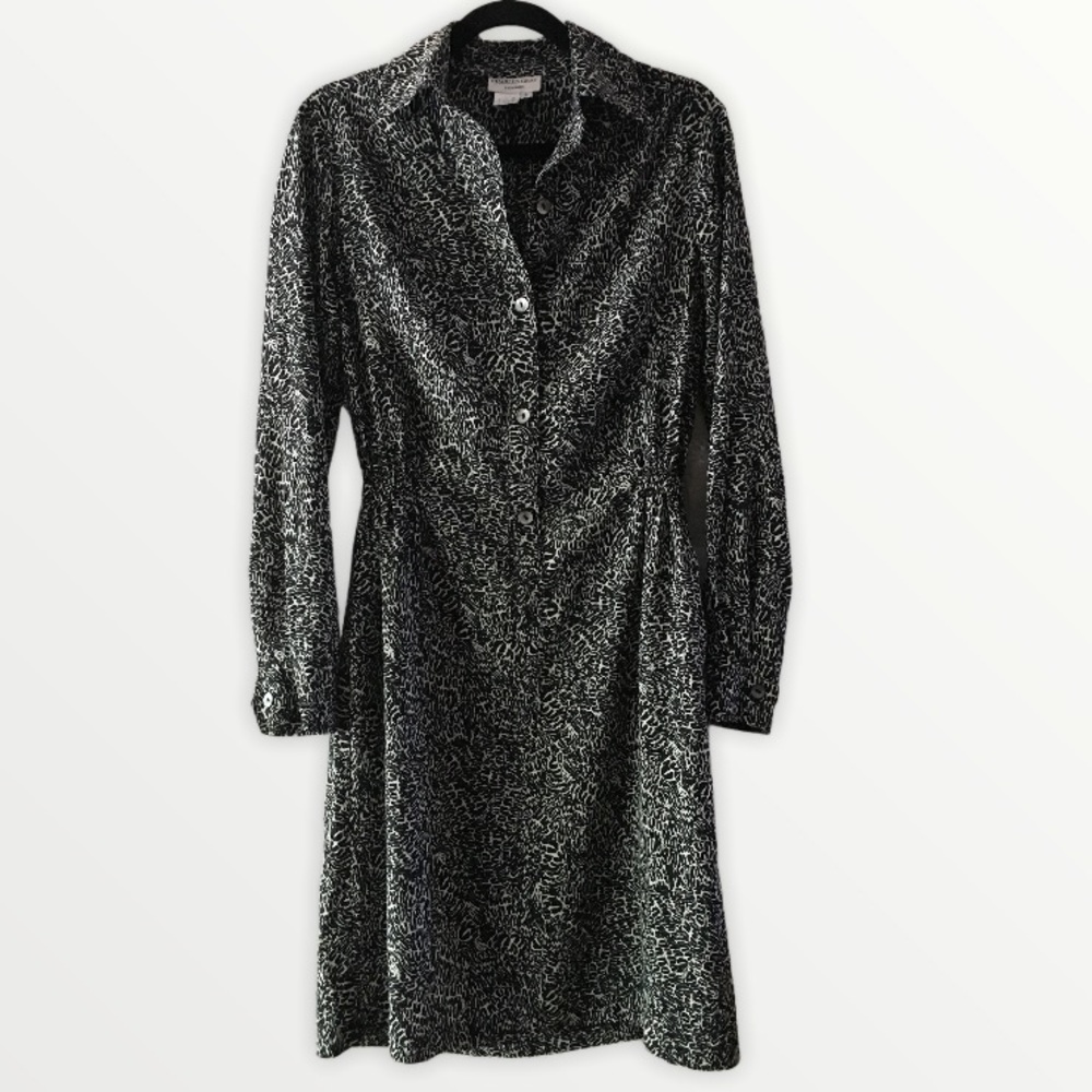 Charles Gray London black & white dress